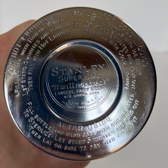 Vintage Universal Stanley Vacuum Bottle  Stainless Steel Unbreakable - Picture 8 of 11